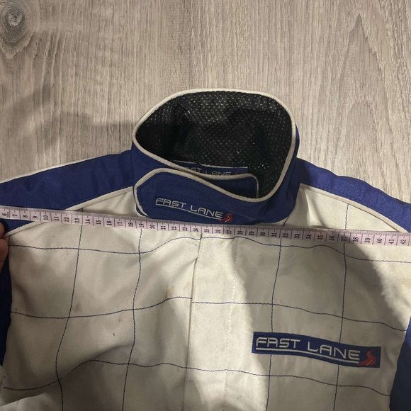 Small blue and white racing suit women youth fireproof - Picture 3 of 4